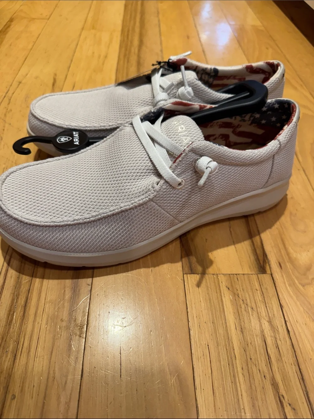 Hey Dude Men's Slip-On Loafers in Light Gray